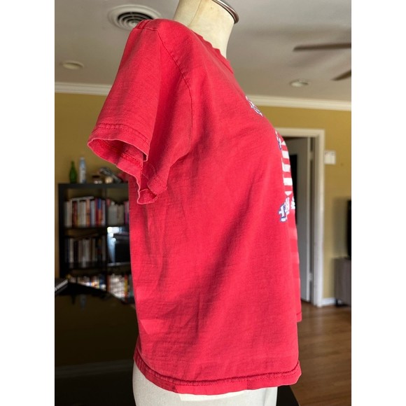 RARE Vtg Dropkick Murphys Try Burning This One USA Flag Irish Clover Band Tshirt - Picture 6 of 12